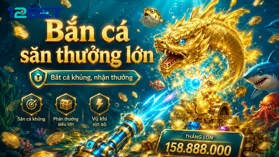Khám Phá Màn Hình Bắn Cá Khi Kích Hoạt Vòng Nổ Hũ Slot 12BET